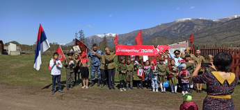 Митинг в поселке Кучерла, посвященный 77 летию со дня Победы в Великой Отечественной Войне